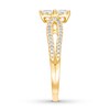 Thumbnail Image 3 of Previously Owned Ever Us Diamond Engagement Ring 3/4 ct tw Round-cut 14K Yellow Gold - Size 8.5
