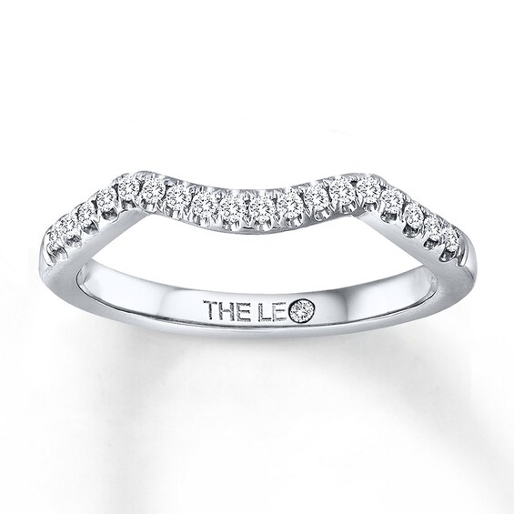 Previously Owned THE LEO Wedding Band 1/6 ct tw Round-cut Diamonds 14K White Gold 5