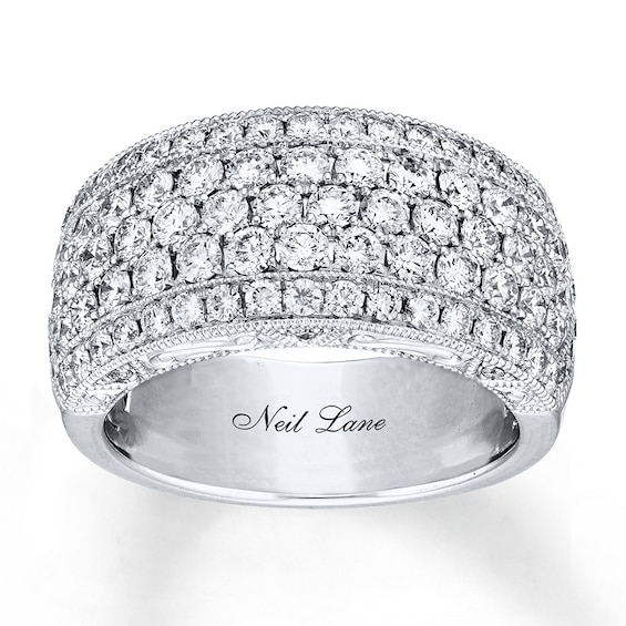 Previously Owned Neil Lane Anniversary Band 2 ct tw Diamonds 14K White Gold