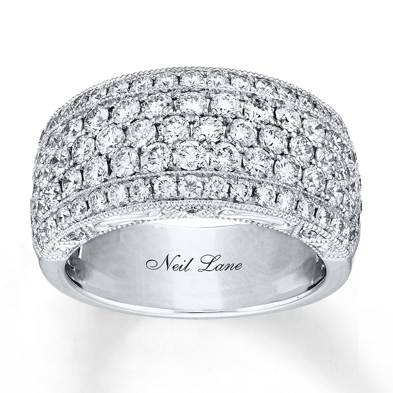 Main Image 1 of Previously Owned Neil Lane Anniversary Band 2 ct tw Diamonds 14K White Gold
