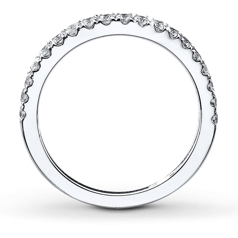 Main Image 2 of Previously Owned Neil Lane Wedding Band 3/8 ct tw Round-cut Diamonds 14K White Gold - Size 4.5