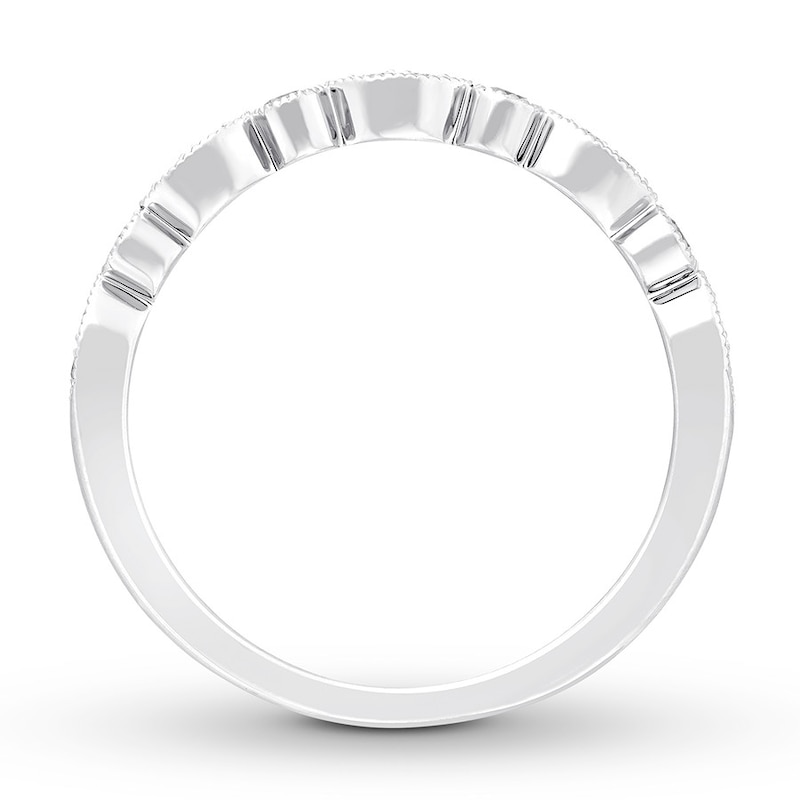 Main Image 2 of Previously Owned Neil Lane Diamond Wedding Band 1/5 ct tw Round-cut 14K Gold