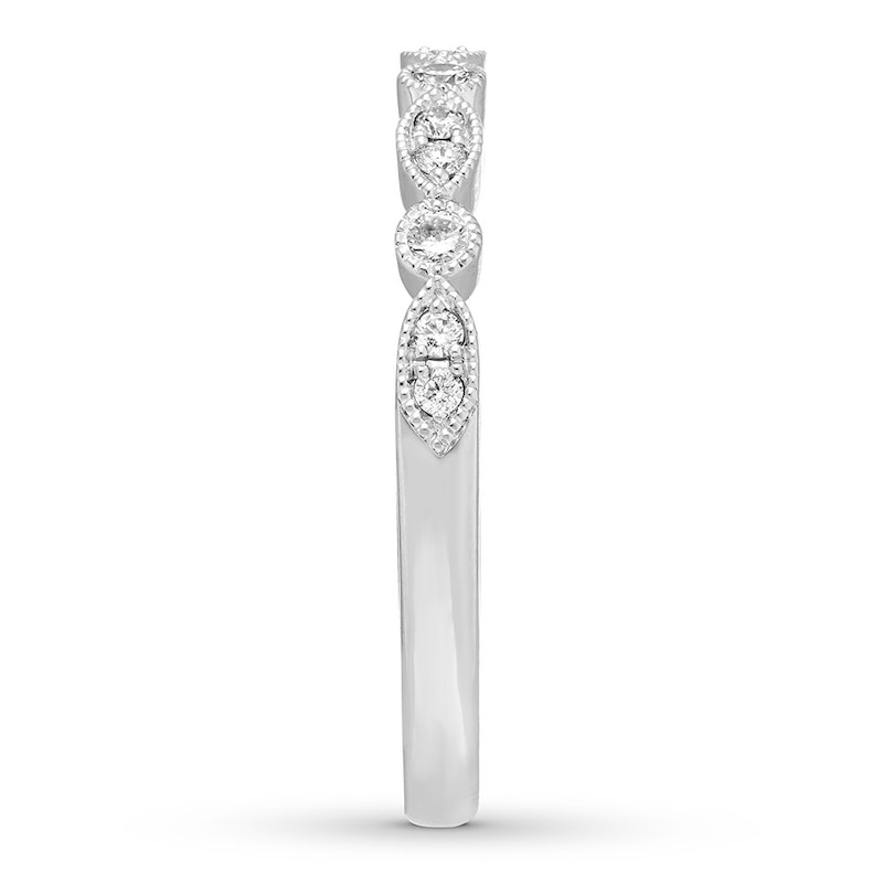 Main Image 3 of Previously Owned Neil Lane Diamond Wedding Band 1/5 ct tw Round-cut 14K Gold