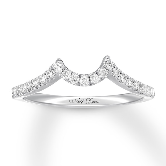 Previously Owned Neil Lane Diamond Wedding Band 1/4 ct tw Round-cut 14K White Gold