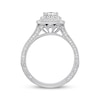 Thumbnail Image 3 of Previously Owned Neil Lane Engagement Ring 1-1/2 ct tw Princess & Round-cut Diamonds 14K White Gold