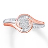 Thumbnail Image 2 of Previously Owned Diamond Ring 1/5 ct tw Baguette & Round 10K Two-Tone Gold