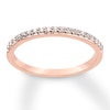 Previously Owned Diamond Wedding Band 1/6 ct tw Round-cut 14K Rose Gold