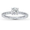 Thumbnail Image 3 of Previously Owned Diamond Ring Setting 5/8 ct tw Round-cut 14K White Gold