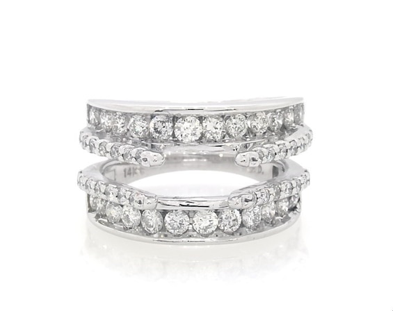 Previously Owned Diamond Enhancer Ring 1 ct tw 14K White Gold Size 7