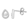 Thumbnail Image 0 of Previously Owned Petite Diamond Earrings 1/8 ct tw Round-cut 10K White Gold