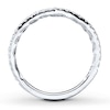 Previously Owned Angel Sanchez Band 3/8 ct tw Round-cut Diamonds 14K White Gold