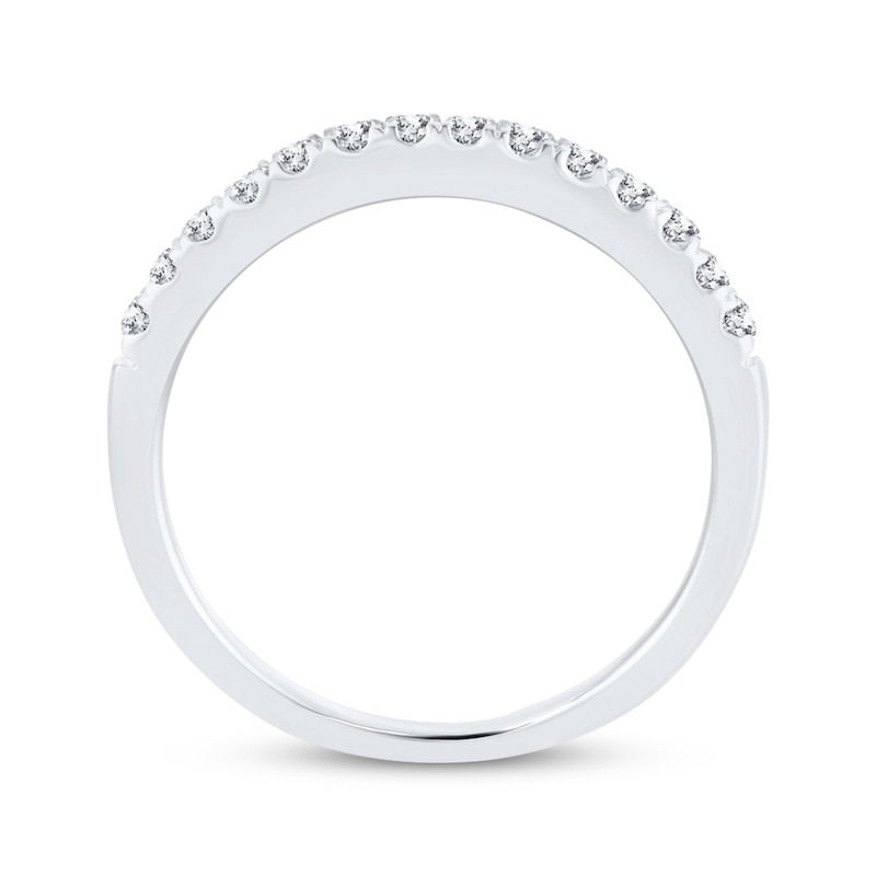 Main Image 3 of Previously Owned Diamond Anniversary Band 1/3 ct tw Round-cut 10K White Gold