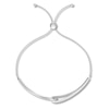 Thumbnail Image 2 of Previously Owned Love + Be Loved Diamond Bolo Bracelet 1/2 ct tw 10K White Gold 9.5&quot;