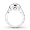 Thumbnail Image 1 of Previously Owned Diamond Engagement Ring 1 ct tw Round-cut 10K White Gold