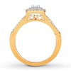 Thumbnail Image 1 of Previously Owned Diamond Engagement Ring 1/2 ct tw Round-cut 10K Two-Tone Gold