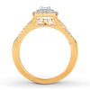 Thumbnail Image 1 of Previously Owned Diamond Engagement Ring 1/2 ct tw Round-cut 10K Two-Tone Gold