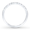 Thumbnail Image 1 of Previously Owned Diamond Wedding Band 1/8 ct tw Round-cut 14K White Gold