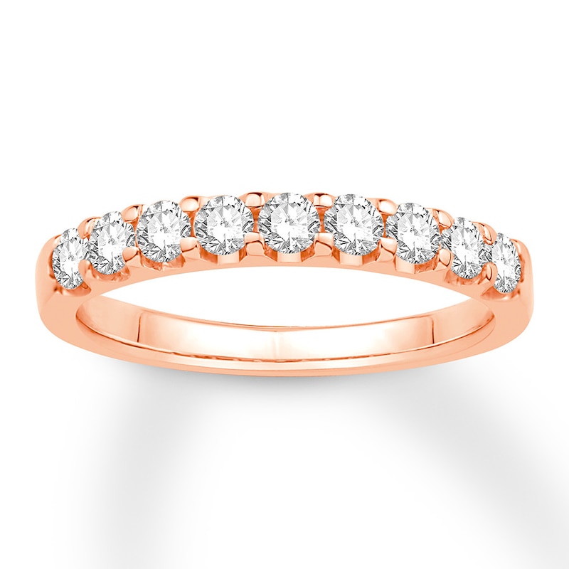 Previously Owned Diamond Band 1/2 ct tw Round-cut 14K Rose Gold