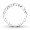 Thumbnail Image 2 of Previously Owned Diamond Anniversary Band 1/3 ct tw Round-cut 10K White Gold