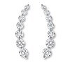 Thumbnail Image 2 of Previously Owned THE LEO Diamond Climber Earrings 1-1/5 carats twt 14K White Gold