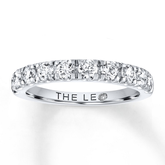 Previously Owned Leo Diamond Band 1 ct tw Round-cut 14K White Gold