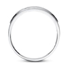 Thumbnail Image 2 of Previously Owned Men's Diamond Wedding Band 1/4 ct tw Round-cut 10K White Gold