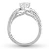 Thumbnail Image 3 of Previously Owned Diamond Engagement Ring 7/8 ct tw Round-cut 14K White Gold