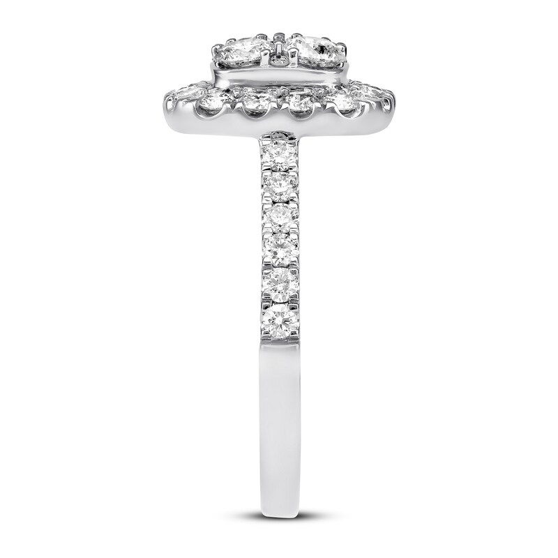 Main Image 2 of Previously Owned Diamond Engagement Ring 1-3/8 ct tw Round-cut 14K White Gold
