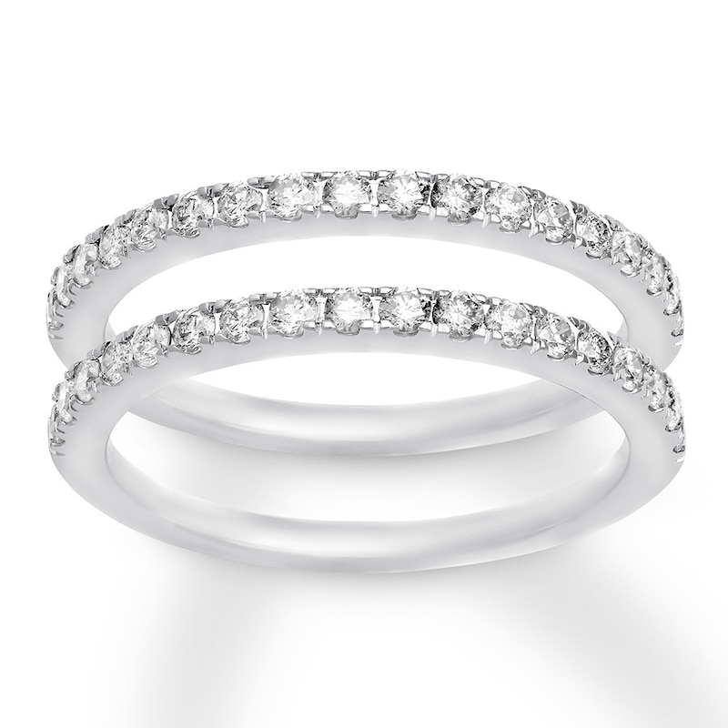 Main Image 1 of Previously Owned Diamond Wedding Bands 5/8 ct tw Round-cut 14K White Gold