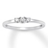 Thumbnail Image 0 of Previously Owned Diamond Ring 1/10 ct tw Round-cut Sterling Silver