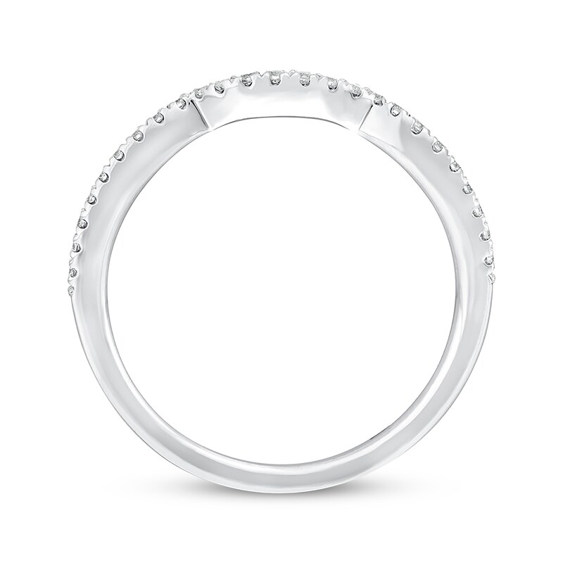 Main Image 3 of Previously Owned Neil Lane Wedding Band 1/6 ct tw Round-cut Diamonds 14K White Gold