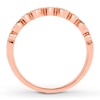 Thumbnail Image 2 of Previously Owned Diamond Wedding Band 1/15 ct tw Round-cut 10K Rose Gold Size 9.25
