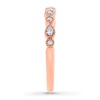 Thumbnail Image 3 of Previously Owned Diamond Wedding Band 1/15 ct tw Round-cut 10K Rose Gold Size 9.25