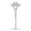 Thumbnail Image 3 of Previously Owned Diamond Engagement Ring 7/8 ct tw Round-cut 14K White Gold - Size 4.25