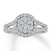 Thumbnail Image 1 of Previously Owned Diamond Engagement Ring 1 ct tw Round-cut 14K White Gold - Size 9.5