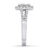 Thumbnail Image 3 of Previously Owned Diamond Engagement Ring 1 ct tw Round-cut 14K White Gold - Size 9.5