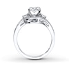 Thumbnail Image 2 of Previously Owned Diamond Ring 1/5 ct tw Round-cut 10K White Gold - Size 4