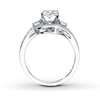 Thumbnail Image 1 of Previously Owned Diamond Ring 1/5 ct tw Round-cut 10K White Gold - Size 4