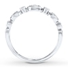 Thumbnail Image 2 of Previously Owned Diamond Anniversary Band 1/10 ct tw Round-cut 10K White Gold Size 9.5