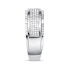 Thumbnail Image 3 of Previously Owned Men's Band 1/2 ct tw Round-cut Diamonds 10K White Gold - Size 13.25