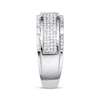 Thumbnail Image 3 of Previously Owned Men's Band 1/2 ct tw Round-cut Diamonds 10K White Gold - Size 6.75