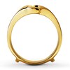 Thumbnail Image 2 of Previously Owned Enhancer Ring 1/2 ct tw Baguette-cut 14K Yellow Gold - Size 3.75