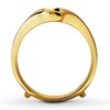 Thumbnail Image 1 of Previously Owned Enhancer Ring 1/2 ct tw Baguette-cut 14K Yellow Gold - Size 3.75