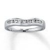 Thumbnail Image 1 of Previously Owned Diamond Enhancer Ring 1/4 ct tw Round-cut 14K White Gold - Size 10