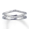 Thumbnail Image 1 of Previously Owned Diamond Enhancer Ring 1/4 ct tw Round-cut 14K White Gold - Size 4.5
