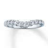 Thumbnail Image 0 of Previously Owned Diamond Enhancer Ring 3/8 ct tw Round-cut 14K White Gold - Size 4