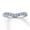 Thumbnail Image 0 of Previously Owned Diamond Enhancer Ring 3/8 ct tw Round-cut 14K White Gold - Size 4.25