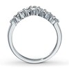 Thumbnail Image 1 of Previously Owned Diamond Enhancer Ring 3/8 ct tw Round-cut 14K White Gold - Size 4.25