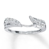 Thumbnail Image 1 of Previously Owned Enhancer Ring 1/4 ct tw Round-cut Diamonds 14K White Gold Size 11.25