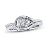 Thumbnail Image 1 of Previously Owned Diamond Ring 1/5 ct tw Round-cut Sterling Silver - Size 9.25